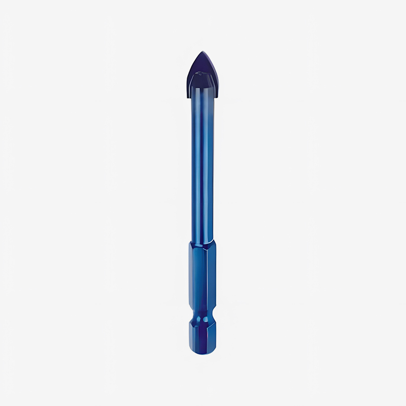 Broca triangular ranurada con vástago hexagonal de alto cobalto