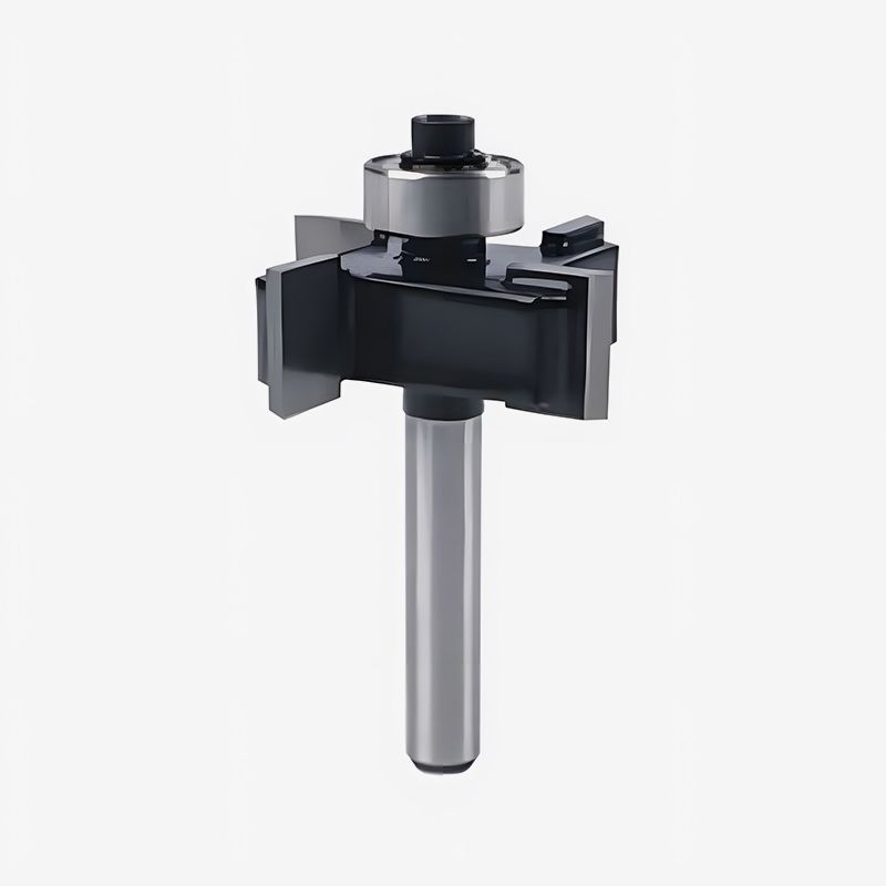 Broca enrutadora de ranura en T de 4 ranuras con cojinete