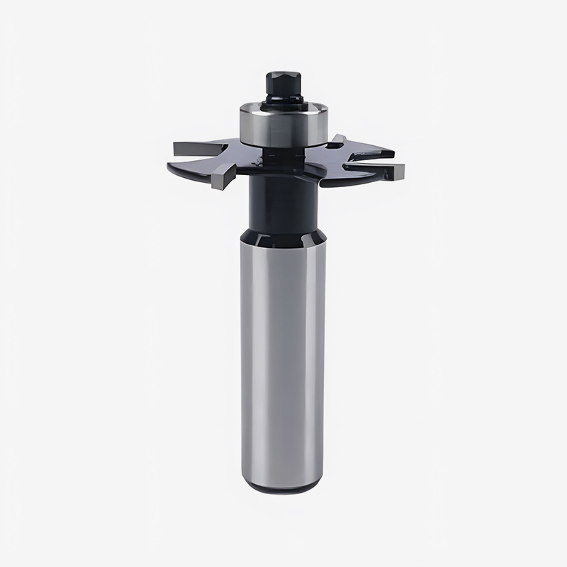 Broca enrutadora de ranura en T de 4 ranuras con cojinete