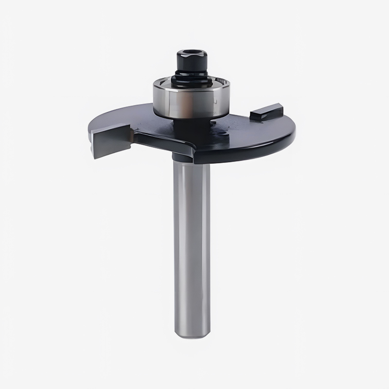 Broca enrutadora de ranura en T de 2 ranuras con cojinete