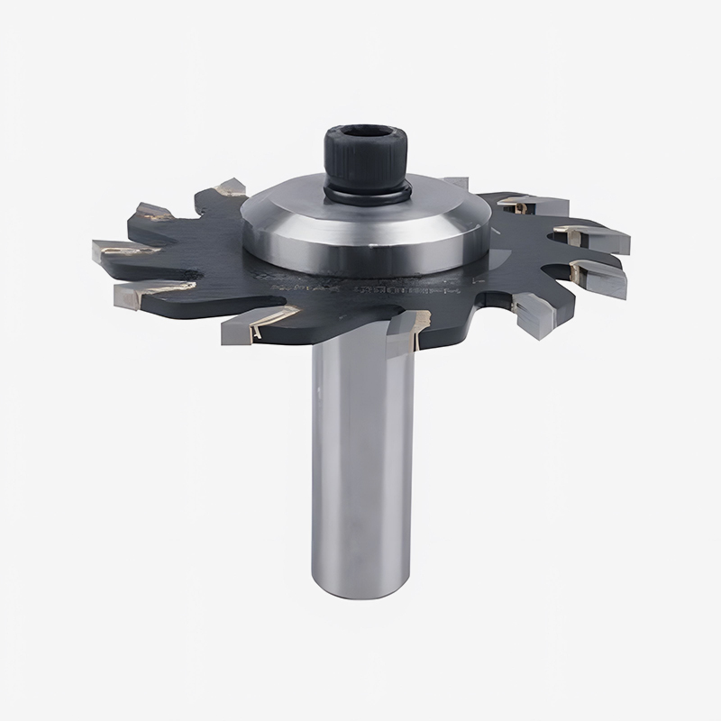 Sierra ranuradora para carpintería con eje